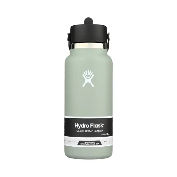 Agave Wide Flex Straw Cap Bottle, 1 EA 1