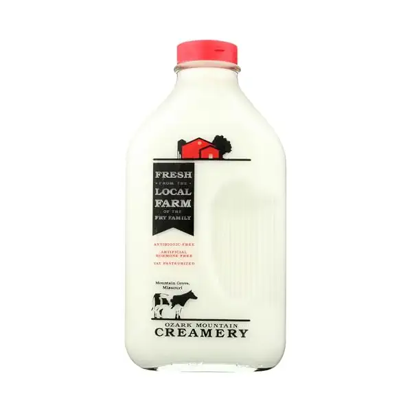 Whole Glass Bottled Milk 8