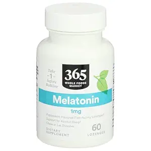 365 Everyday Value, Melatonin Lozenges 1mg, Peppermint Flavor, 60 Count