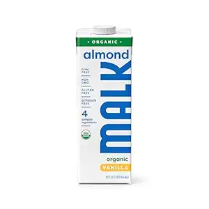 Organic Almond Milk Vanilla, 33.8 FZ