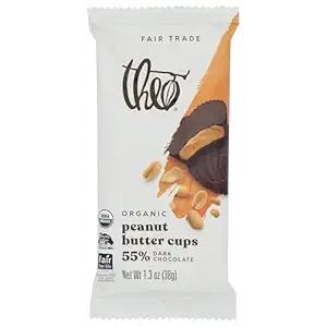 Organic Dark Chocolate Peanut Butter Cups, 1.3 OZ