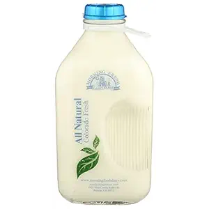 2% Milk Glass Bottles, 64 FZ