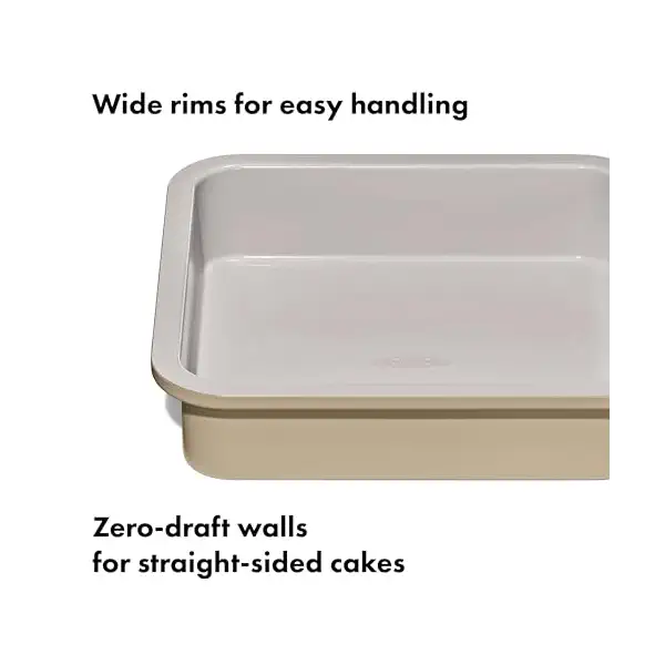 Square Cake Non-Stick Ceramic Pan 9 Inc, 1 EA 5