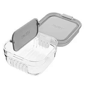 Steel Grey Mod Snack Bento, 1 EA