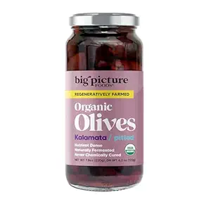Organic Pitted Kalamata Olives, 7.8 OZ