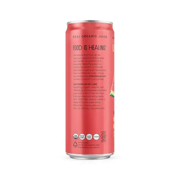 Organic Watermelon Key Lime Sparkling Water Sgl, 12 FZ 2