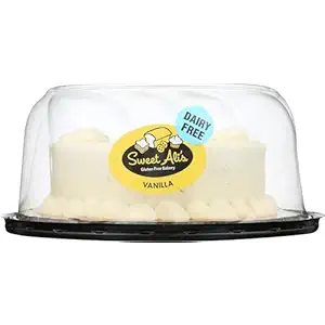 Dairy Free Vanilla Vanilla Cake, 6 inch, 25 OZ