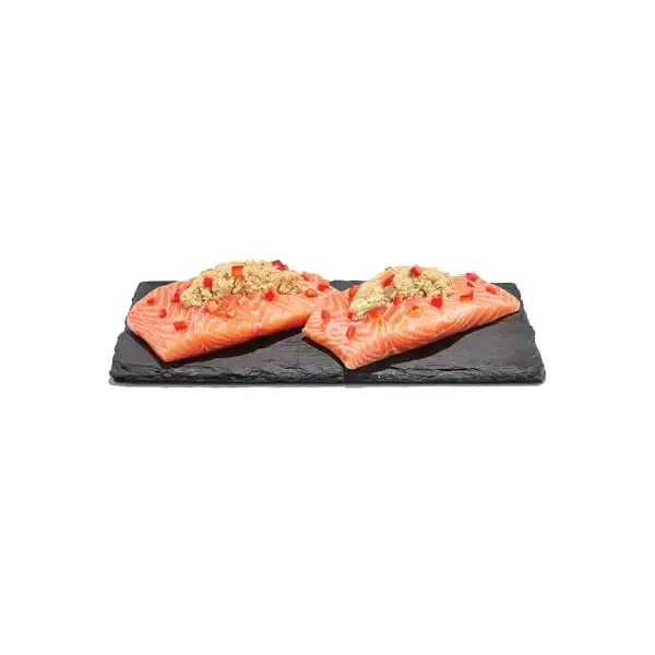 Crab Cake Stuffed Atlantic Salmon 1