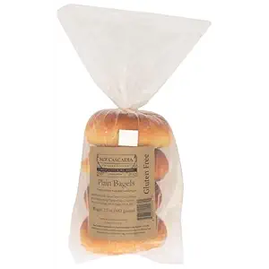 Plain Bagels 4 Count, 17 OZ