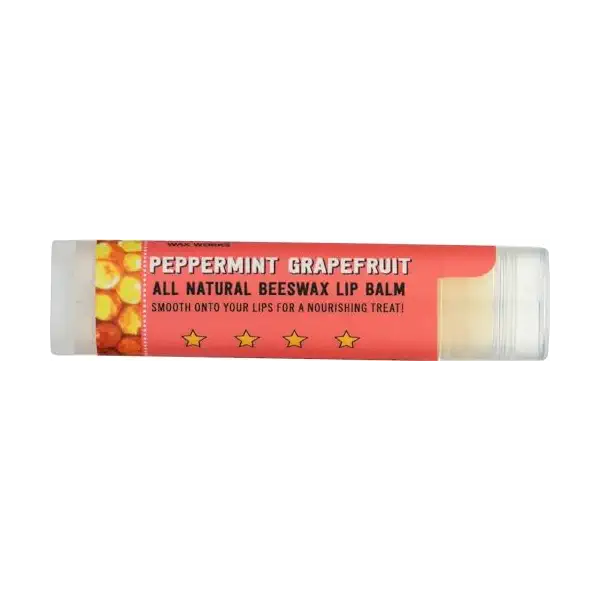 Peppermint Grapefruit Beeswax Lip Balm 7