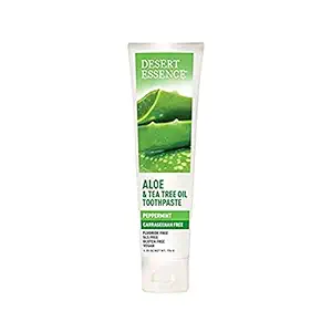 Peppermint Aloe Tea Tree Toothpaste, 176 GR