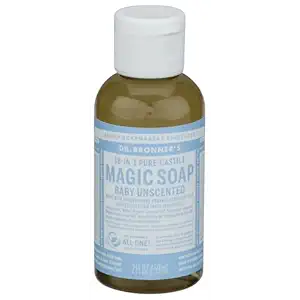 Baby Unscented Travel Castile Soap, 2 FZ