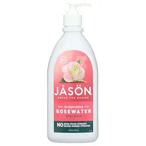 Rosewater Satin Body Wash, 30 FZ
