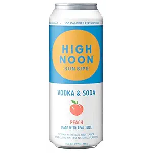 Peach Vodka Seltzer 700ml Can, 700 ML