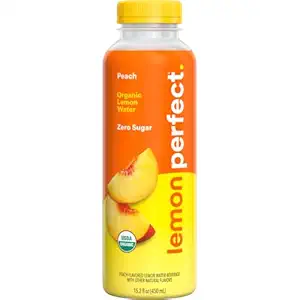 Organic Peach Raspberry Lemon Water, 15.2 FZ
