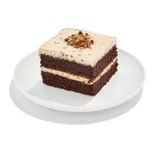 Brown Butter Cookie Caramel Crunch Cake Slice