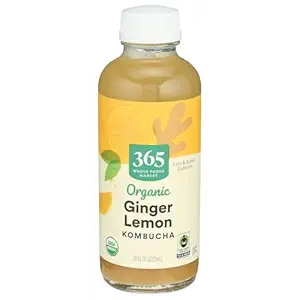 Organic Ginger Lemon Kombucha, 16 FZ