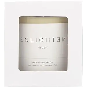 Blush Glass Tumbler Candle, 10.1 OZ