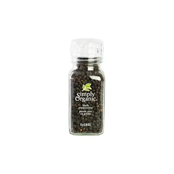 Organic Black Peppercorns Grinder 1