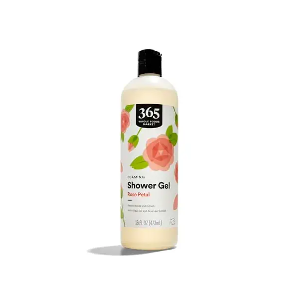 365 by Whole Foods Market, Foaming Shower Gel, Rose Petal, 16 Fl Oz 1
