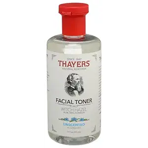 Unscented Witch Hazel Toner, 12 FZ