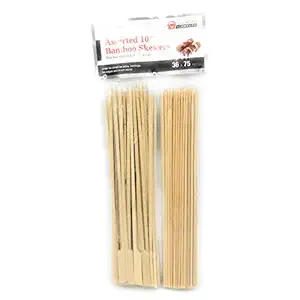 Assorted 10 Inch Bamboo Skewers, 1 EA