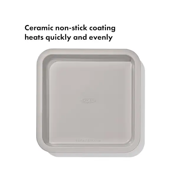 Square Cake Non-Stick Ceramic Pan 9 Inc, 1 EA 4