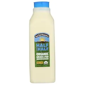 Organic Half & Half Cream, 16 OZ