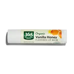 365 By Wfm, Lip Balm Vanilla Honey Organic, 0.15 Ounce