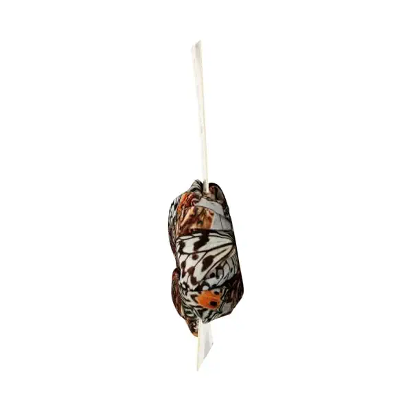 Orange/Brown Floral Infinity Headwrap 5