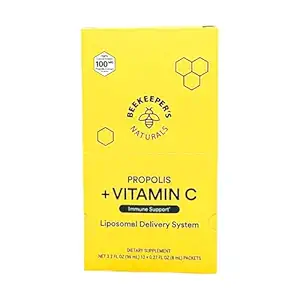 Liposomal Propolis with Vitamin C 12 Count, 0.27 FZ