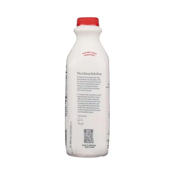 Organic Lowfat Strawberry Kefir, 32 FZ 2