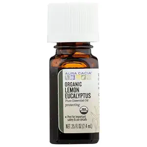 Organic Lemon Eucalyptus Essential Oil, 0.25 FZ
