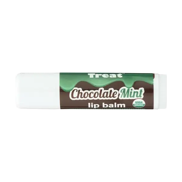 Organic Chocolate Mint Lip Balm, 0.5 OZ 1