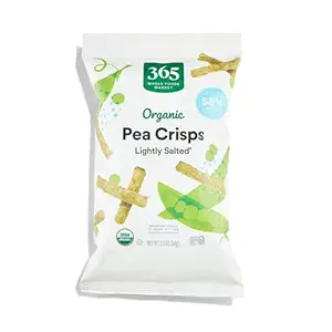 365 by Whole Foods Market, Organic Pea Crisps, Lightly Salted, 3.3 Ounce