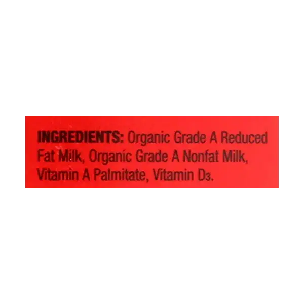 Organic Reduced Fat Milk 4