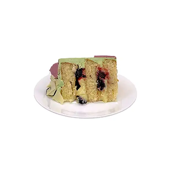 Blackberry Lime Cake Slice 1