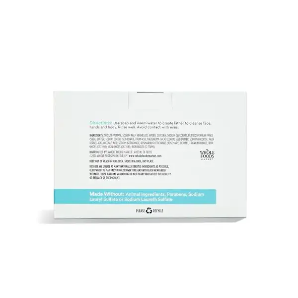 365 by Whole Foods Market, Fragrance Free Bar Soap, 30 Ounce, 8 Count 2