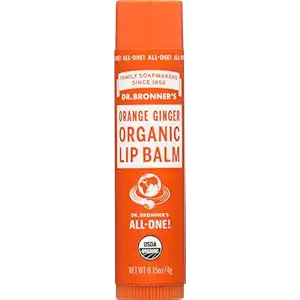 Organic Orange Ginger Lip Balm, 0.15 OZ