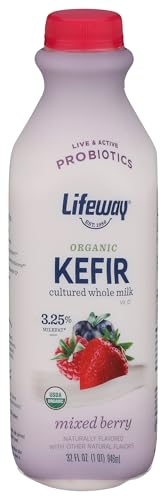 Organic Mixed Berry Whole Milk Kefir, 32 FZ