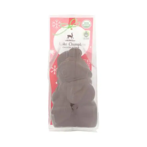 Organic Dark Chocolate Snowman, 1 OZ 1
