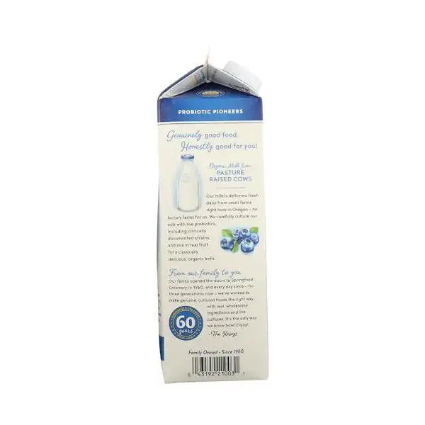 Organic Blueberry Whole Milk Kefir, 32 FZ 3