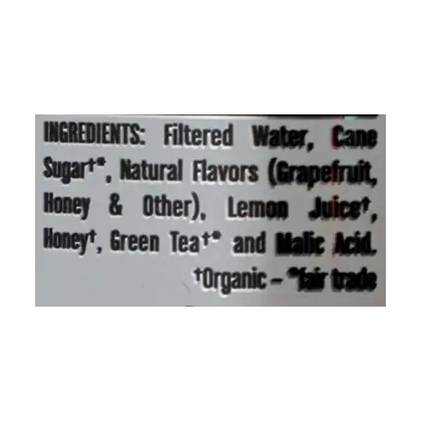 Organic Grapefruit & Honey Iced Green Tea, 16 FZ 4