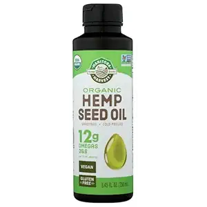 Organic Hemp Seed Oil, 8.4 FZ