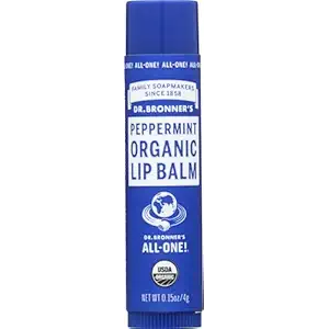Organic Peppermint Lip Balm, 0.15 OZ