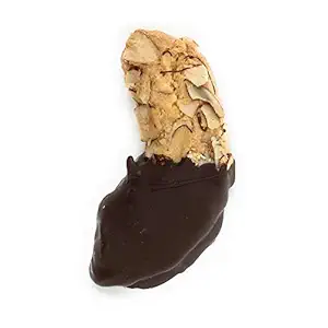 Dark Chocolate Dipped Almond Horn