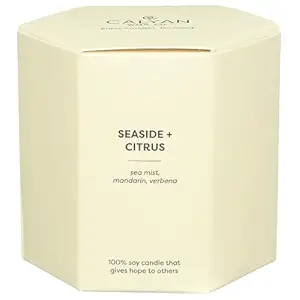 Seaside Citrus Glass Tumbler Candle, 8.8 OZ