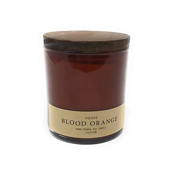 Blood Orange Soy Candle Amber Tumbler 1