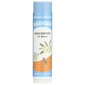 Organic Unscented Lip Balm Stick, 0.15 OZ