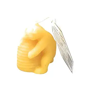 Beeswax Bear With Hive Molded Candle, 1.8 OZ